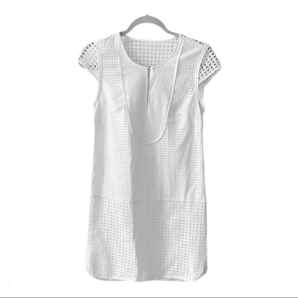 J.Crew White Eyelet Dress
